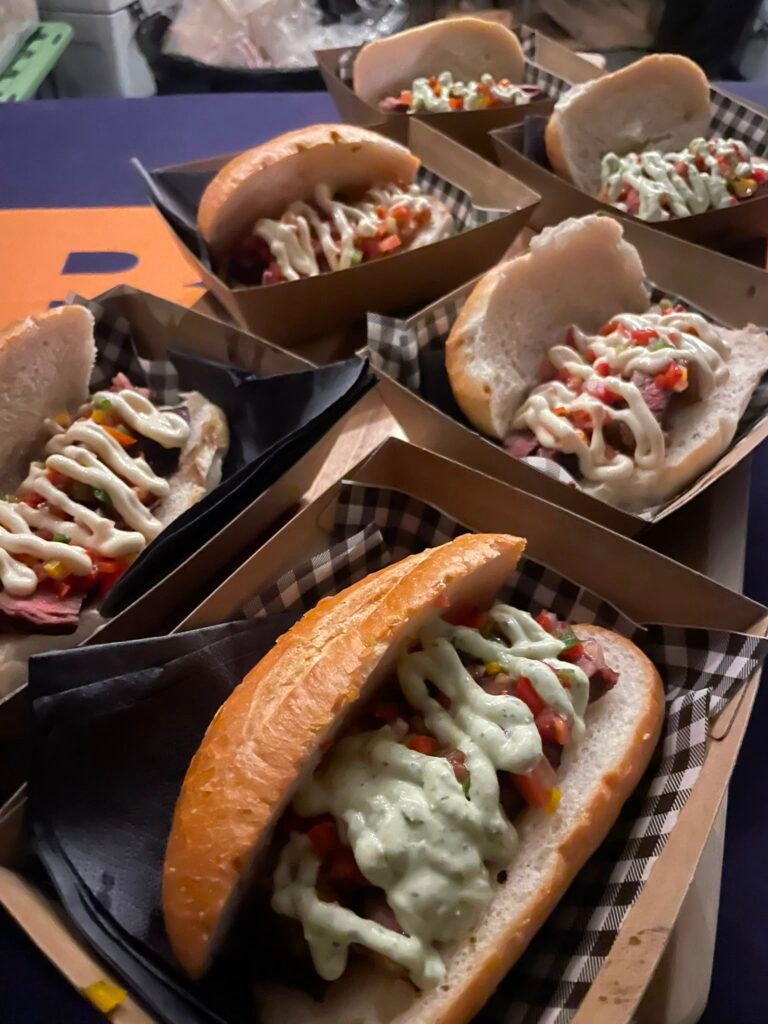 Brazilian BBQ Rolls at Market Event